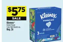 Dollar General Kleenex Facial Tissue offer