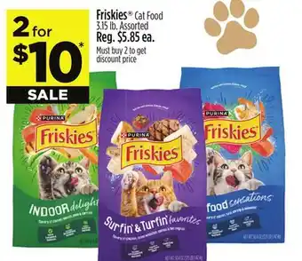Dollar General Friskies Cat Food offer