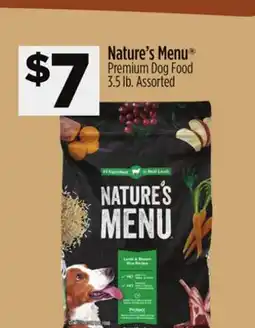 Dollar General Nature's Menu Premium Dog Food offer