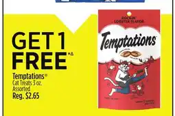 Dollar General Temptations Cat Treats offer