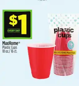 Dollar General MaxHome Plastic Cups offer