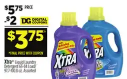 Dollar General Xtra Liquid Laundry Detergent offer