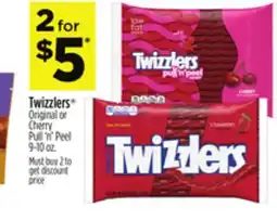 Dollar General Twizzlers Original or Cherry Pull 'n' Peel offer
