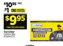 Dollar General True Living Contractor Bags offer