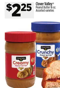 Dollar General Clover Valley Peanut Butter offer