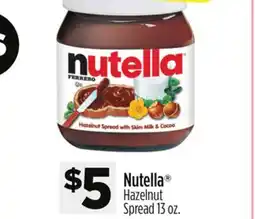 Dollar General Nutella Hazelnut Spread offer