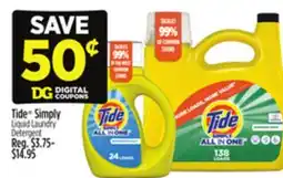 Dollar General Tide Simply Liquid Laundry Detergent offer