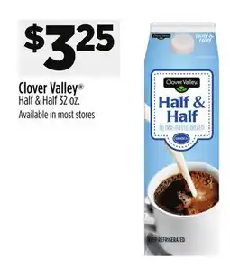 Dollar General Clover Valley Half & Half offer