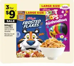 Dollar General Kellogg's Cereal offer