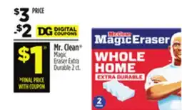 Dollar General Mr. Clean Magic Eraser Extra Durable offer