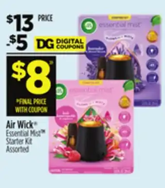 Dollar General Air Wick Essential Mist Starter Kit offer