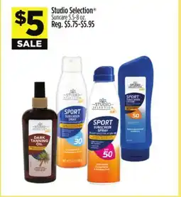 Dollar General Studio Selection Suncare offer