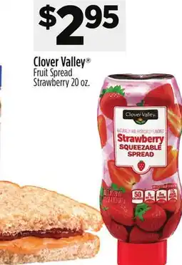 Dollar General Clover Valley Fruit Spread Strawberry offer