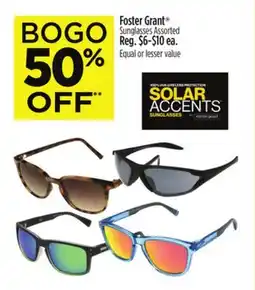 Dollar General Foster Grant Sunglasses offer