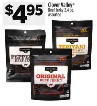 Dollar General Clover Valley Beef Jerky offer