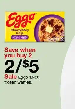 Target Eggo 10 - ct. frozen waffles offer
