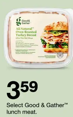 Target Select Good & Gather lunch meat offer