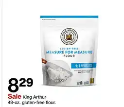 Target King Arthur 48 - oz. gluten - free flour offer