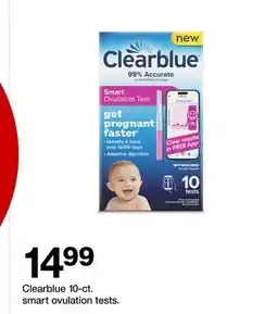 Target Clearblue 10-ct. smart ovulation tests offer