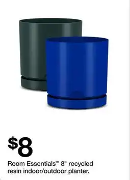 Target Room Essentials 8 recycled resin indoor/outdoor planter offer