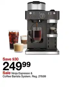 Target Ninja Espresso & Coffee Barista System offer