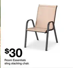 Target Room Essentials sling stacking chair offer