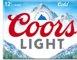 Target Coors & more 12-pk. beer offer