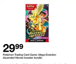 Target Pokémon Trading Card Game: Mega Evolution Ascended Heroes booster bundle offer
