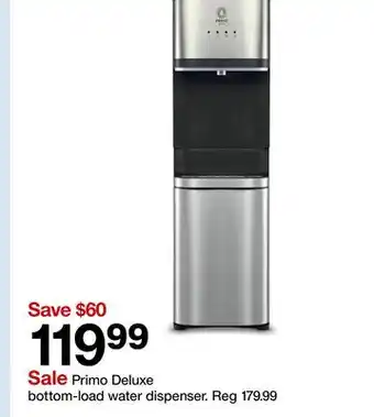 Target Primo Deluxe bottom-load water dispenser offer