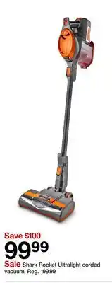 Target Shark Rocket Ultralight corded vacuum offer
