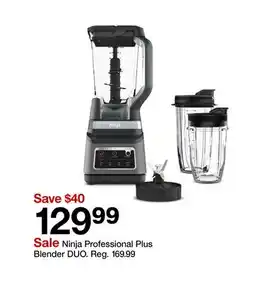 Target Ninja Professional Plus Blender DUO offer