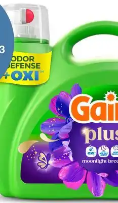 Target Gain Plus 99-oz. liquid laundry detergent offer