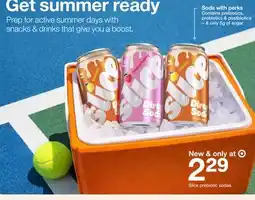 Target Slice prebiotic Sodas offer