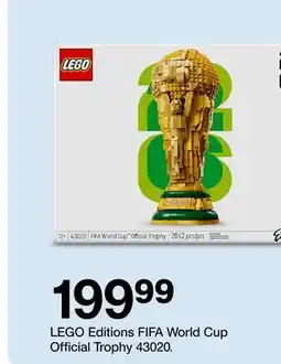 Target LEGO Editions FIFA World Cup Official Trophy 43020 offer