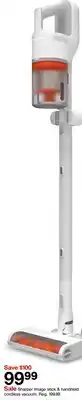 Target Sharper Image stick & handheld cordless vacuum offer