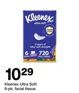 Target Kleenex Ultra Soft 6-pk. facial tissue offer