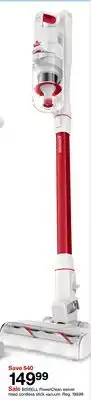 Target BISSELL PowerClean swivel head cordless stick vacuum offer