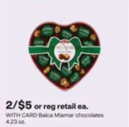 CVS Balca Miamar chocolates offer