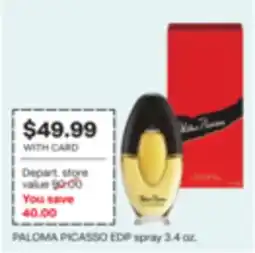 CVS PALOMA PICASSO EDP spray 3.4 oz offer