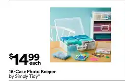 Michaels 16-Case photo Keeper by Simply Tidy offer