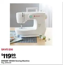 Michaels SINGEr M1500 Sewing Machine offer
