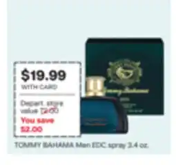 CVS TOMMY BAHAMA Men EDC spray offer