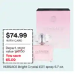 CVS VERSACE Bright Crystal EDT spray offer