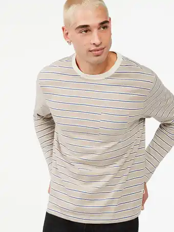 Walmart Free Assembly Men's Long Sleeve Pocket T-Shirt offer