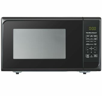 Walmart Hamilton Beach 0.9 cu. ft. Matte Black Microwave Oven offer