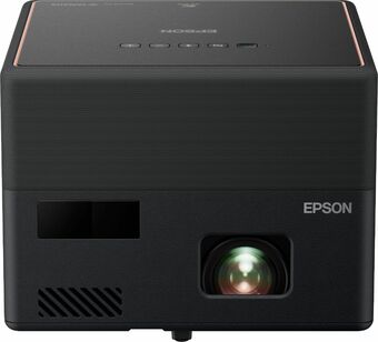 Best Buy Epson - EpiqVision™ Mini EF12 Smart Streaming Laser Projector with HDR and Android TV - Black and Copper offer