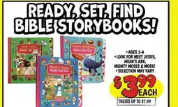 Ollie's READY, SET, FIND BIBLE STORYBOOKS! offer