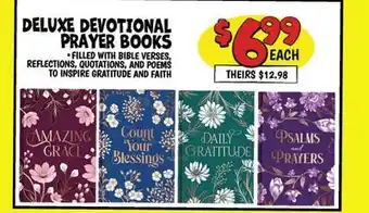 Ollie's DELUXE DEVOTIONAL PRAYER BOOKS offer