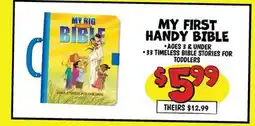 Ollie's MY FIRST HANDY BIBLE offer