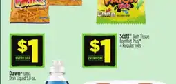 Dollar General Dawn Ultra Dish Liquid 5.8 oz., Heavy Duty Scrubber Sponge or Non-Scratch Scrubber Sponge offer